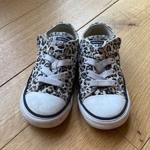 Leopard Converse. Toddler size 7.